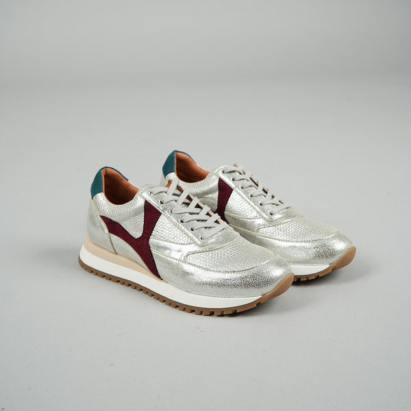 Esska Cinda Vegan Silver Trainer