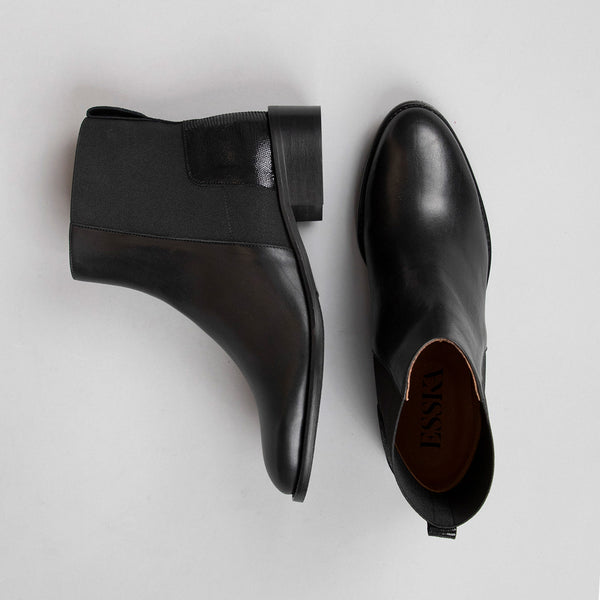 Esska Dawn Black Flat Boot
