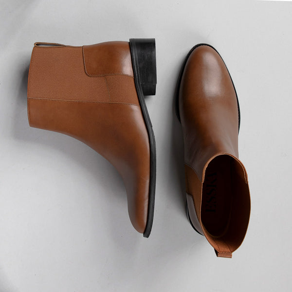 Esska Dawn Cognac Flat Boot