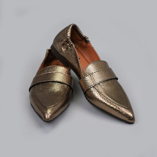 Esska Hannah Smoke Flat Shoe