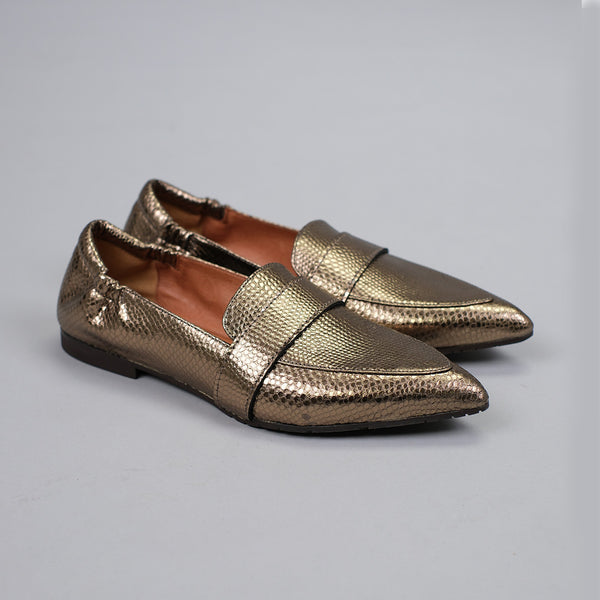 esska Hannah Smoke Flat Shoe