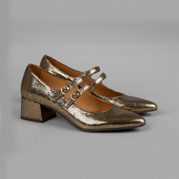 Esska Laura Onyx Low Heel Shoe