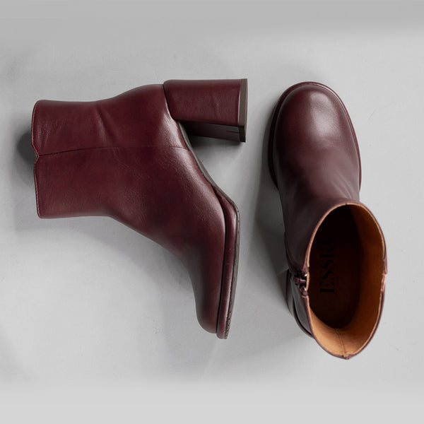 Esska Mariana Wine High Heel Boot