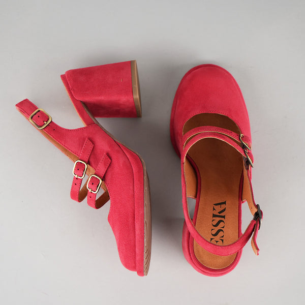 Esska Mariella Berry Mid Heel Shoe