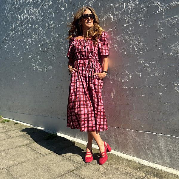 Esska Mariella Berry Mid Heel Shoe