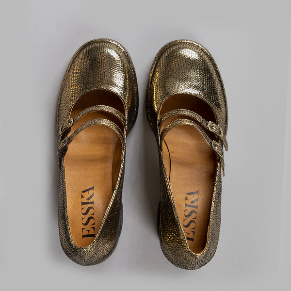 Esska Maya Onyx Mid Heel Shoe