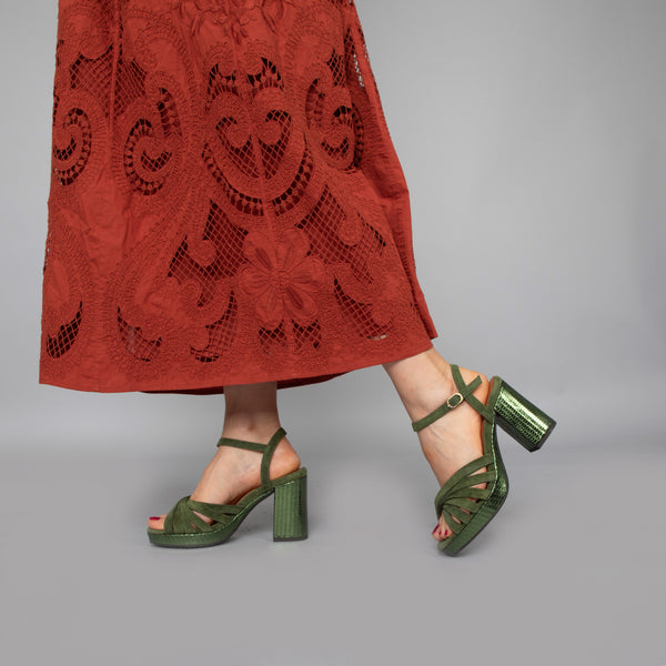 Esska Veronica Pine High Heel Sandal