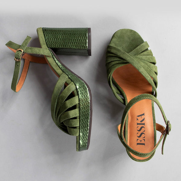 Esska Veronica Pine High Heel Sandal