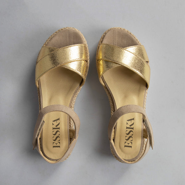 Esska Ulya Vegan Gold Sale Price$194.00 Regular Price(/) Save Sizes: 36 (UK3) Out Of Stock Only 1 Left Out Of Stock Out Of Stock Out Of Stock Out Of Stock Out Of Stock Out Of Stock Out Of Stock Size Chart Esska Size Guide Below