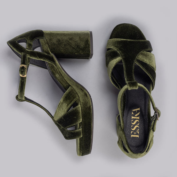Esska Valerie Vegan Velvet Green Sale Price$247.00 Regular Price(/) Save Sizes: 35 (UK2) Out Of Stock Out Of Stock Out Of Stock Out Of Stock Out Of Stock Out Of Stock Out Of Stock Out Of Stock Size Chart Esska Size Guide Below Y