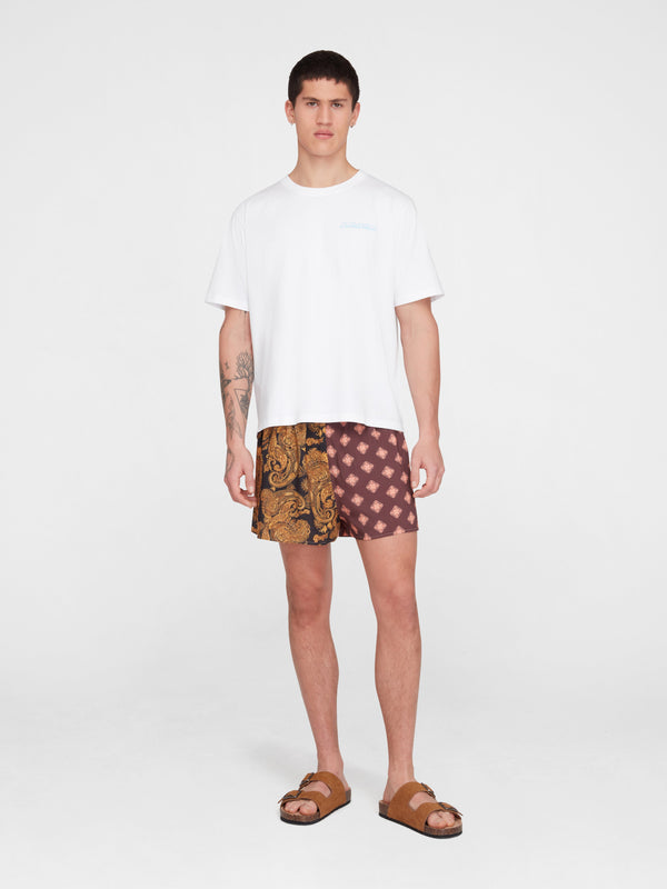 Esteban Cortazar Brown Estrellitas Shorts Brown Estrellitas