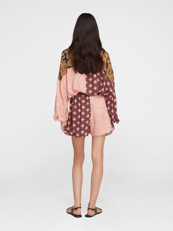 Esteban Cortazar Brown Estrellitas Shorts Brown Estrellitas