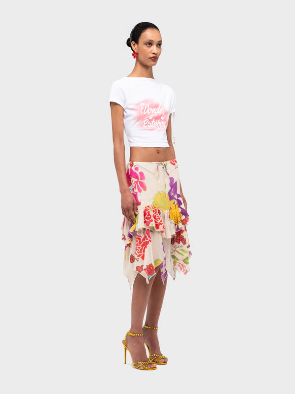 Esteban Cortazar Bazurto Spray Crop Top