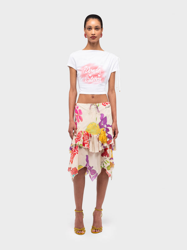 esteban cortazar Bazurto Spray Crop Top