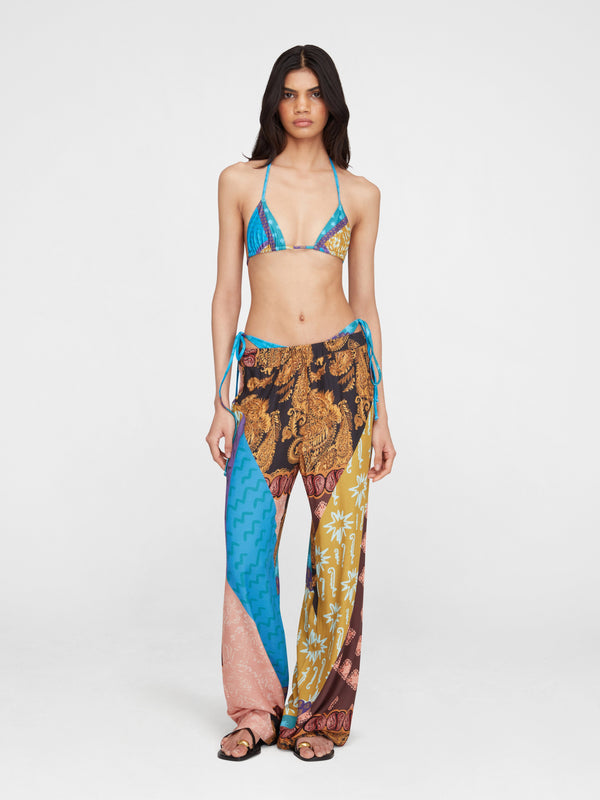 esteban cortazar Brown Estrellitas Pants