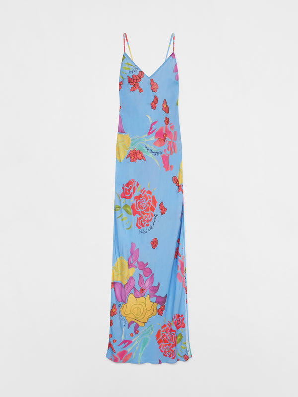Esteban Cortazar Cielo Slip Dress
