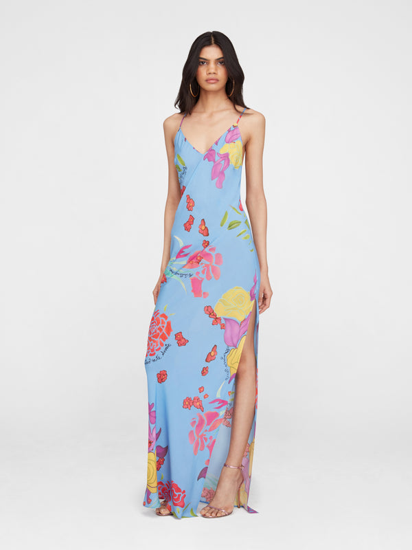 esteban cortazar Cielo Slip Dress