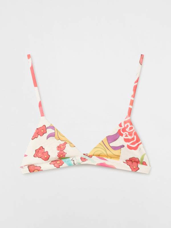 Esteban Cortazar Flores Bikini Top Flores
