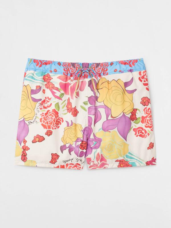 Esteban Cortazar Flores Swim Shorts Flores