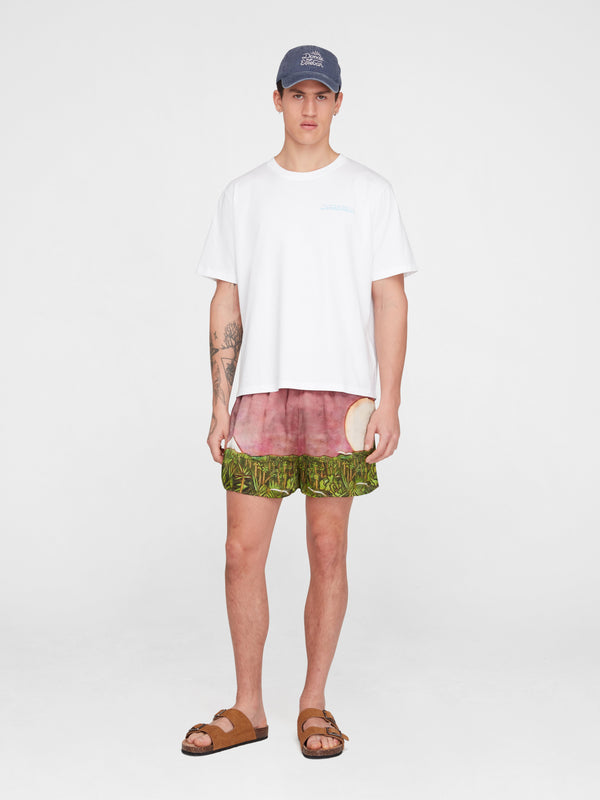 esteban cortazar La Sierra Silk Mini Shorts