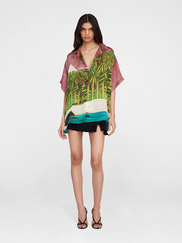 Esteban Cortazar La Sierra Silk Shirt