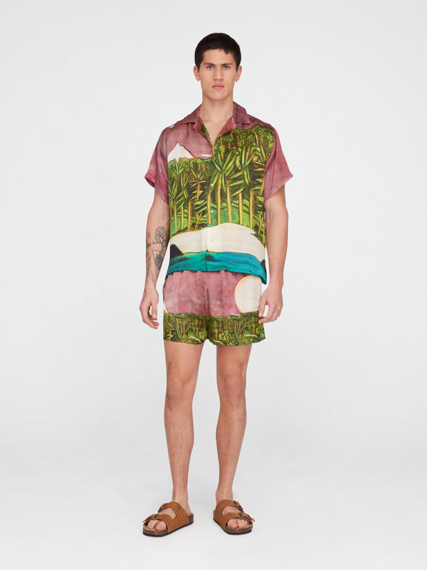 esteban cortazar La Sierra Silk Shirt