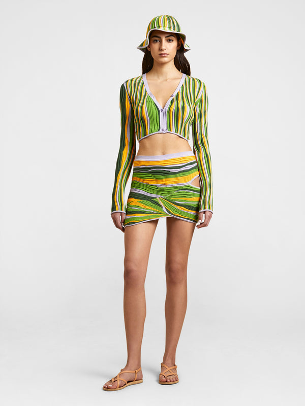 esteban cortazar Magdalena Knit Skirt