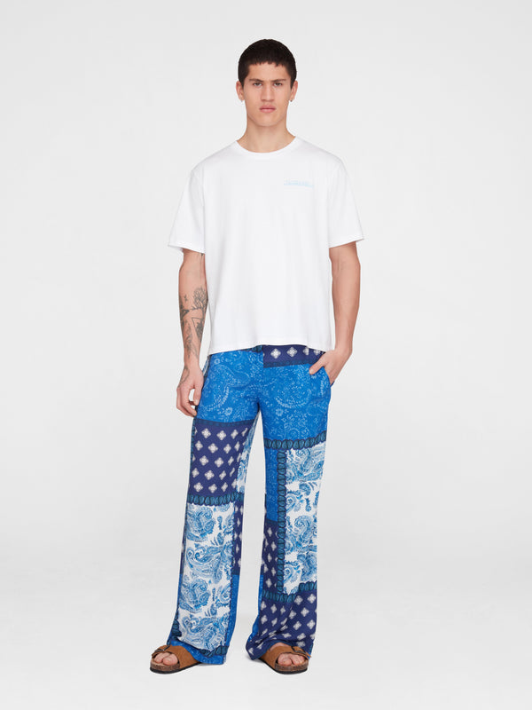 esteban cortazar Midnight Paisley Pants