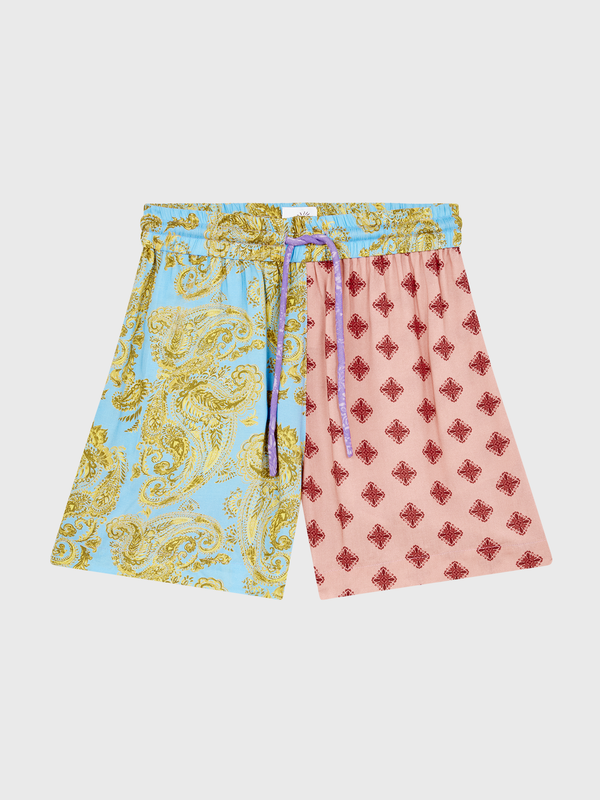Esteban Cortazar Paisley Shorts