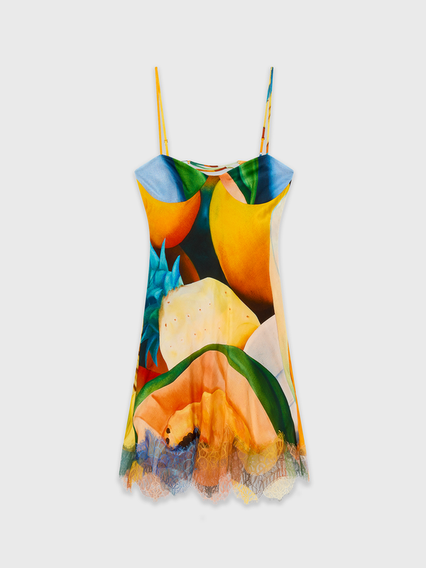 Esteban Cortazar Salpicon Silk Dress