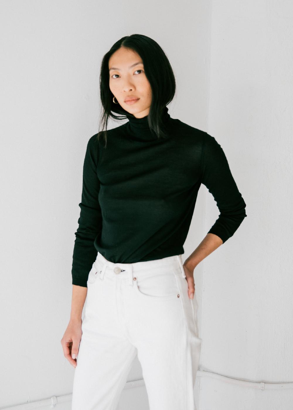 Estella Agyness Turtleneck In Black