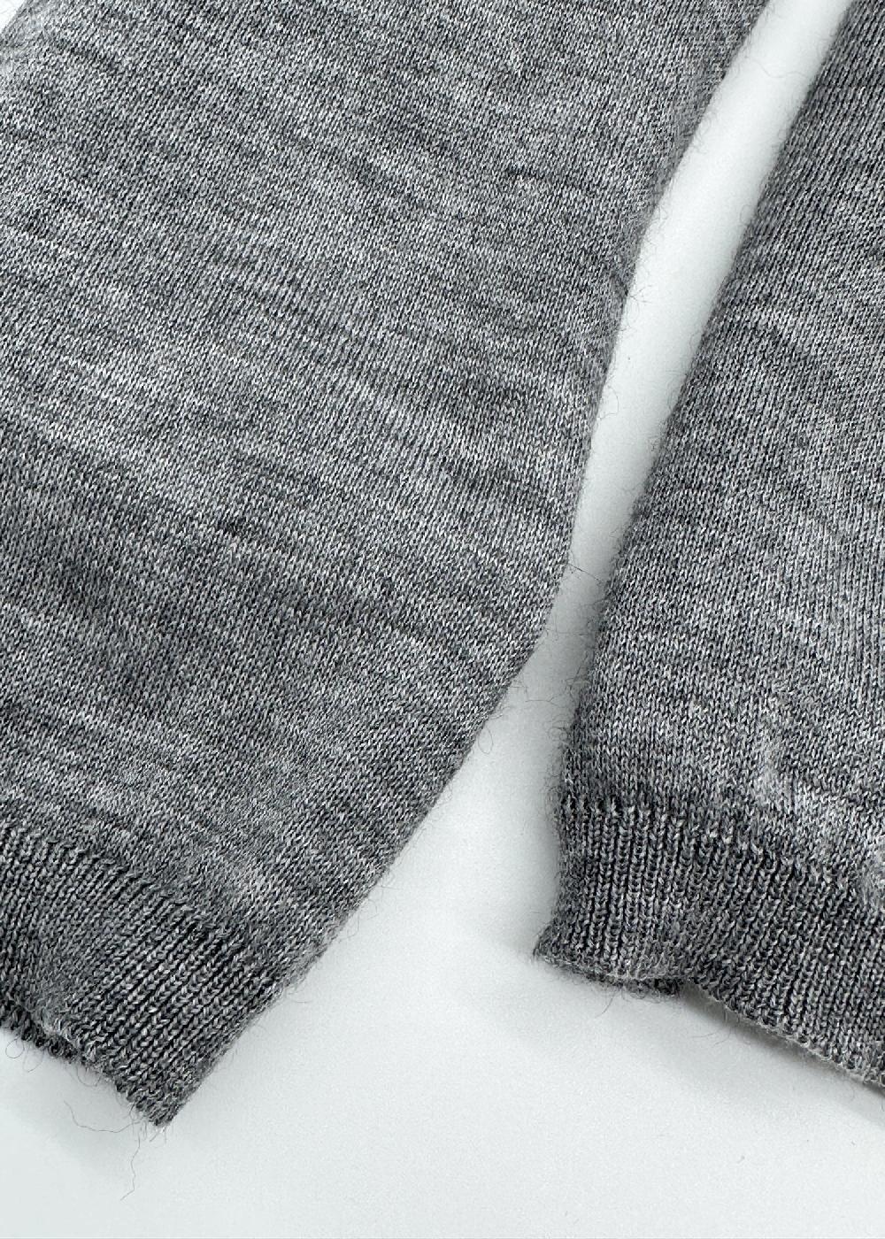 Estella Agyness Turtleneck In Gray Cashmere & Silk