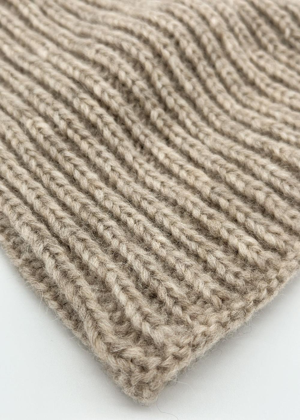 Estella Alicia Alpaca Snood Scarf In Sand
