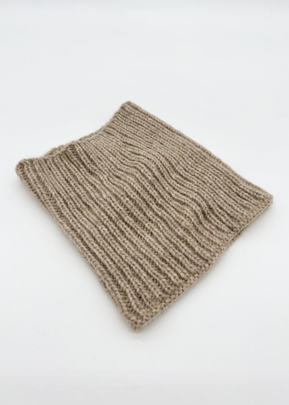 Estella Alicia Alpaca Snood Scarf In Sand