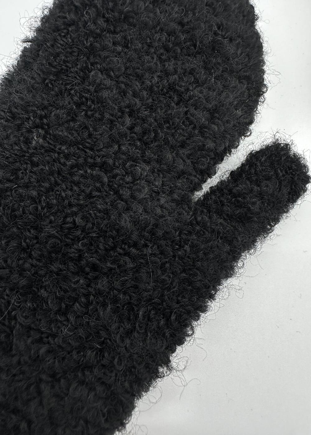 Estella Joey Alpaca Mittens In Black