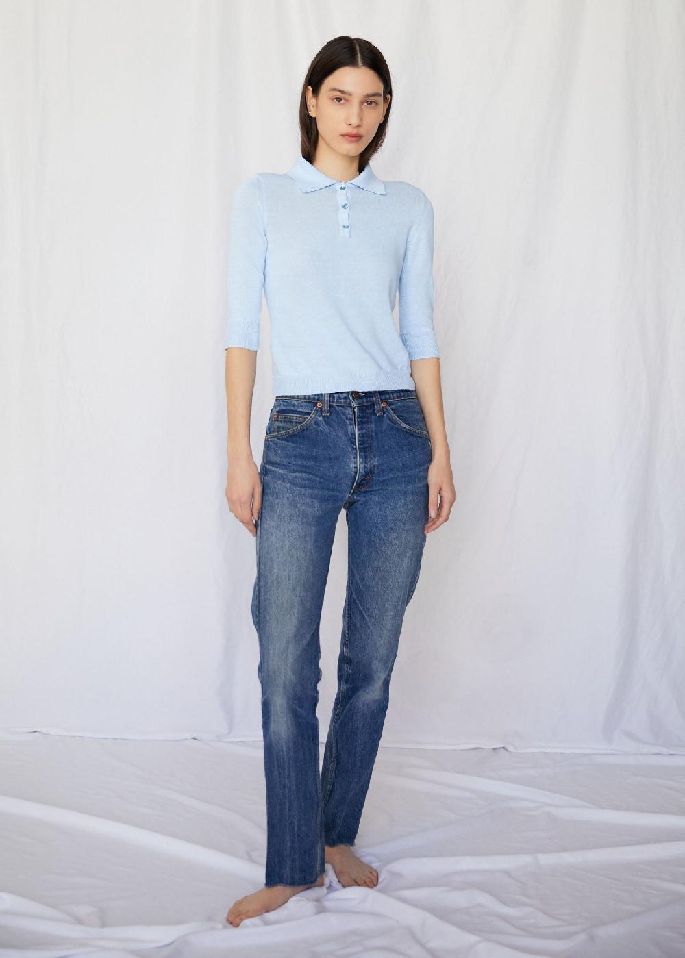 Estella Sandra Polo In Arctic Blue