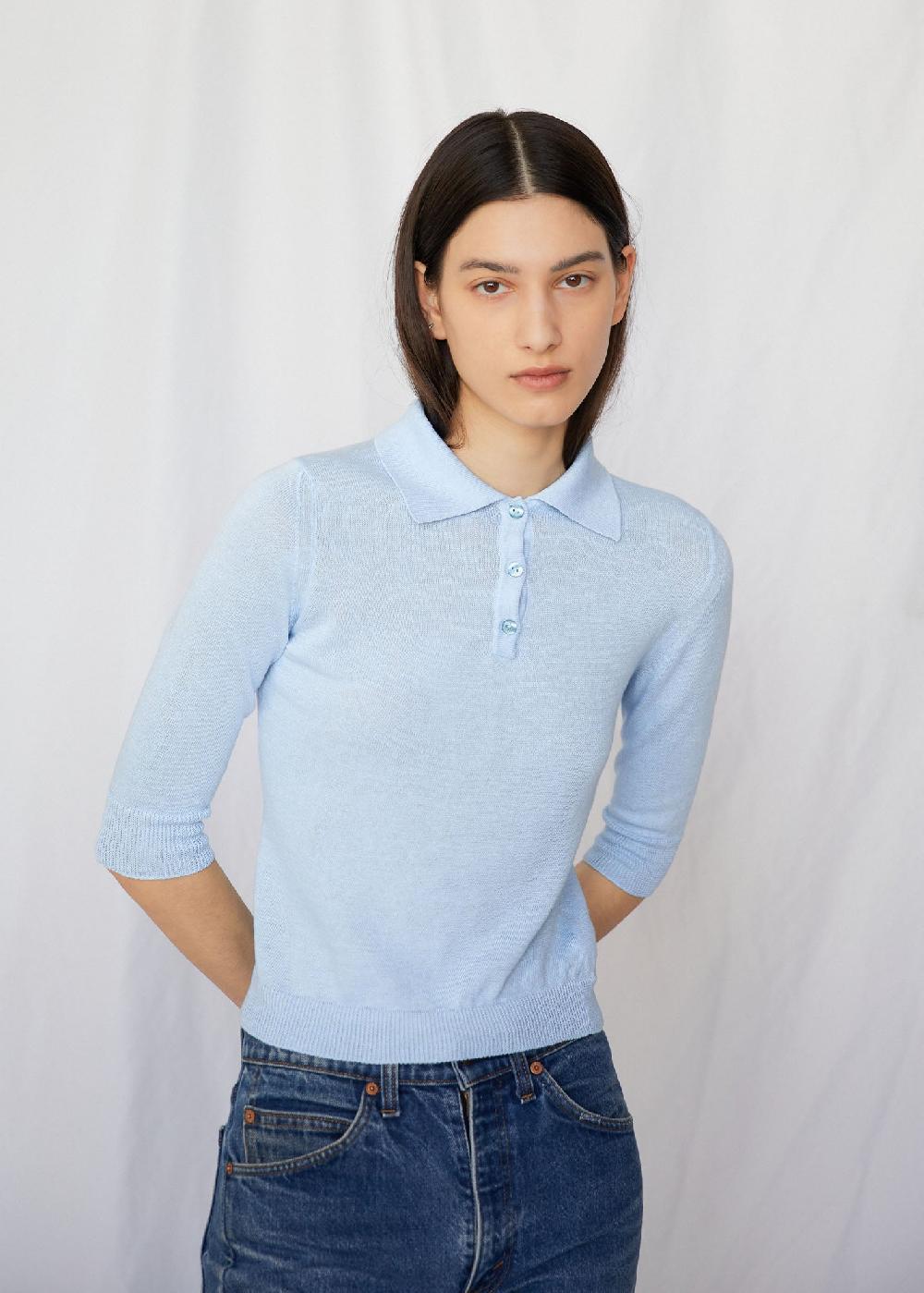 estella Sandra Polo in Arctic Blue