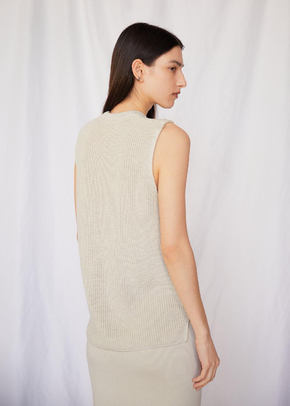 Estella Whitley Tank In Ecru