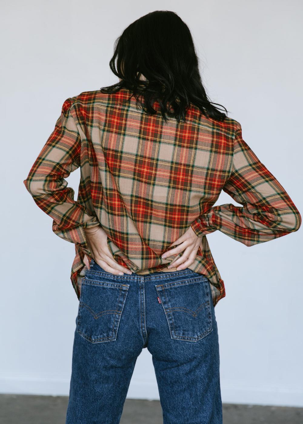 Estella Vintage 1990s Levi's 505 Denim Jeans In Medium Blue Wash