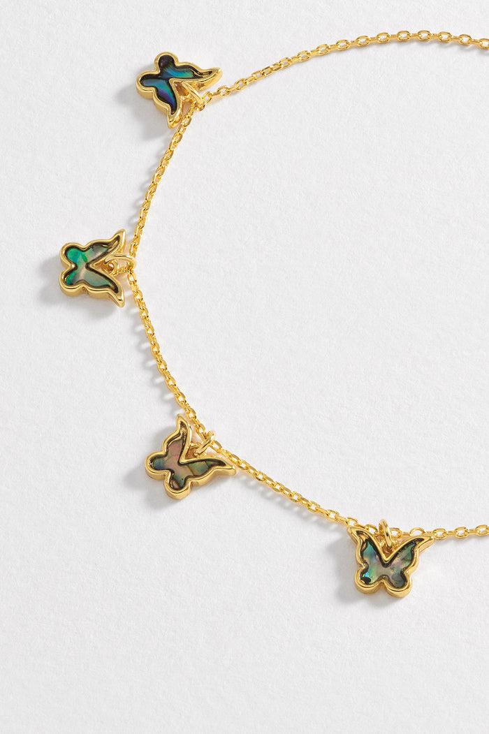 Estella Bartlett Abalone Butterfly Bracelet Gold Plated | Abalone