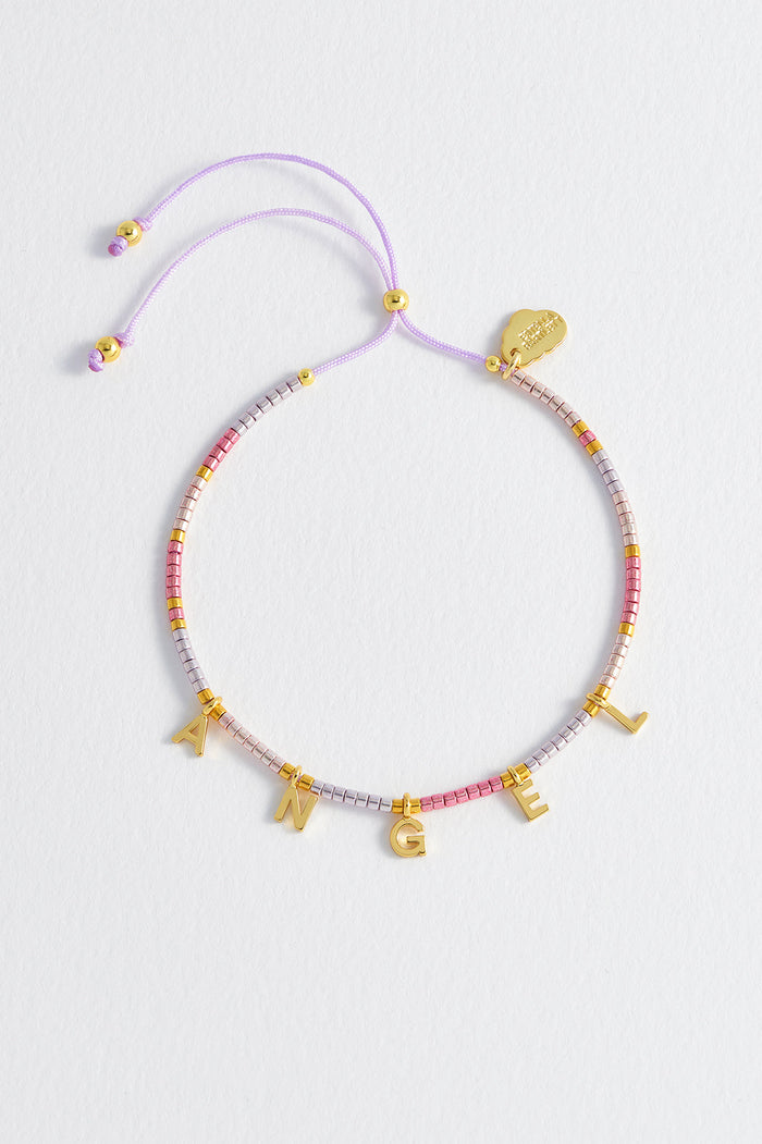 Estella Bartlett Angel Friendship Bracelet Gold Plated | Multi Packaging Message: You're An Angel