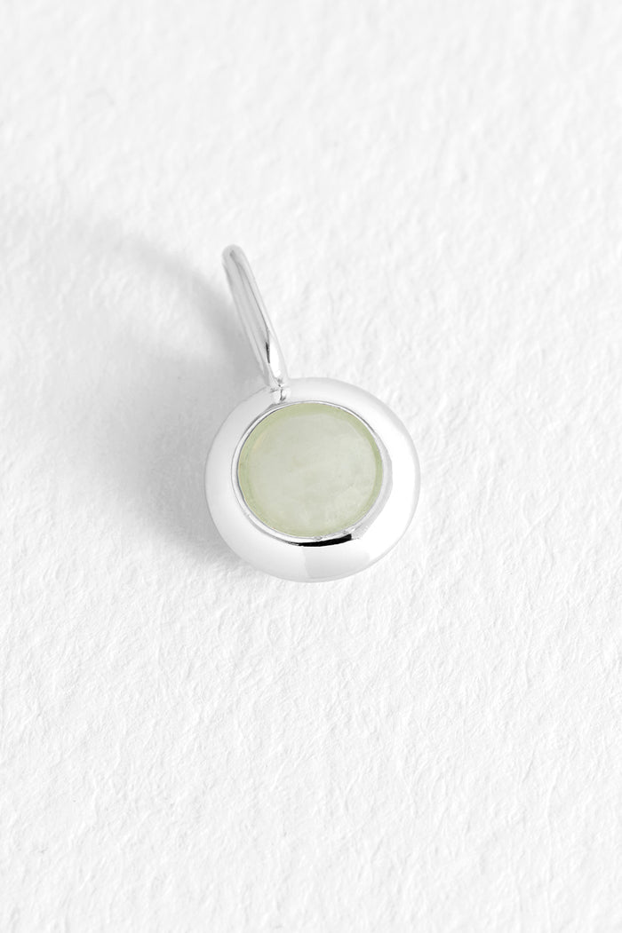 estella bartlett April Birthstone Charm Silver Plated | Moonstone