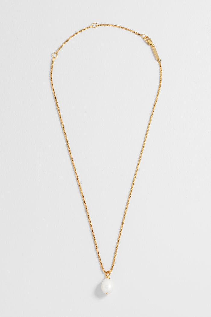 Estella Bartlett Baroque Pearl Necklace Gold Plated | Pearl