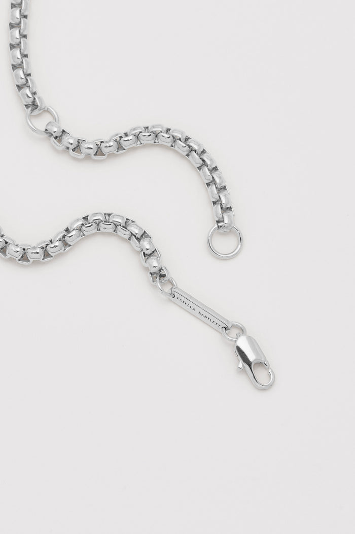 Estella Bartlett Chunky Rounded Box Chain Necklace Silver Plated