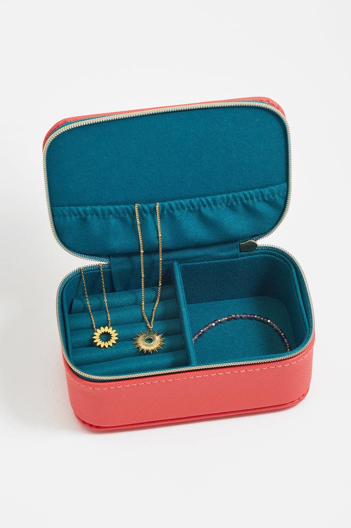 Estella Bartlett Colour Block Mini Jewellery Box Coral