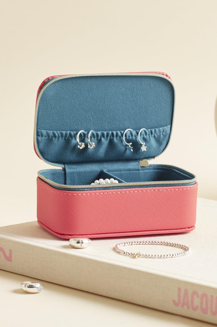 Estella Bartlett Colour Block Mini Jewellery Box Coral