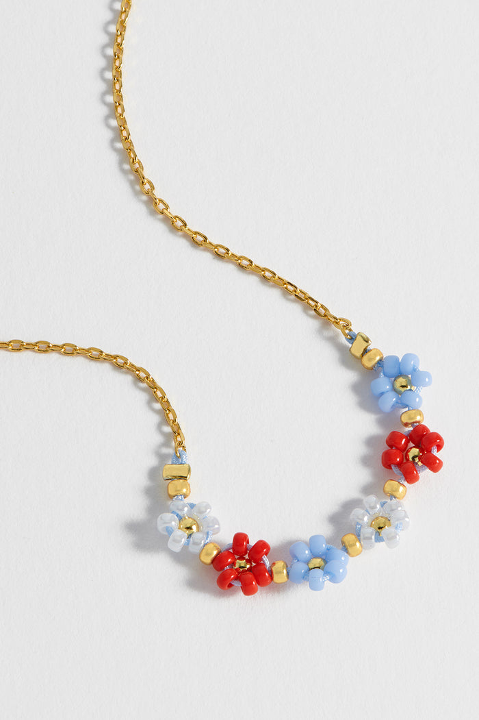 Estella Bartlett Daisy Chain Necklace Gold Plated | Multi Packaging Message: Daisy Chain