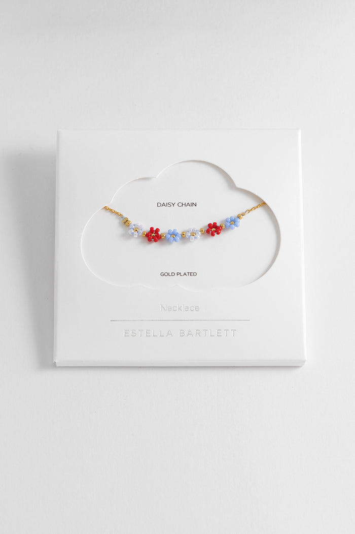 estella bartlett Daisy Chain Necklace Gold Plated | Multi Packaging Message: Daisy Chain