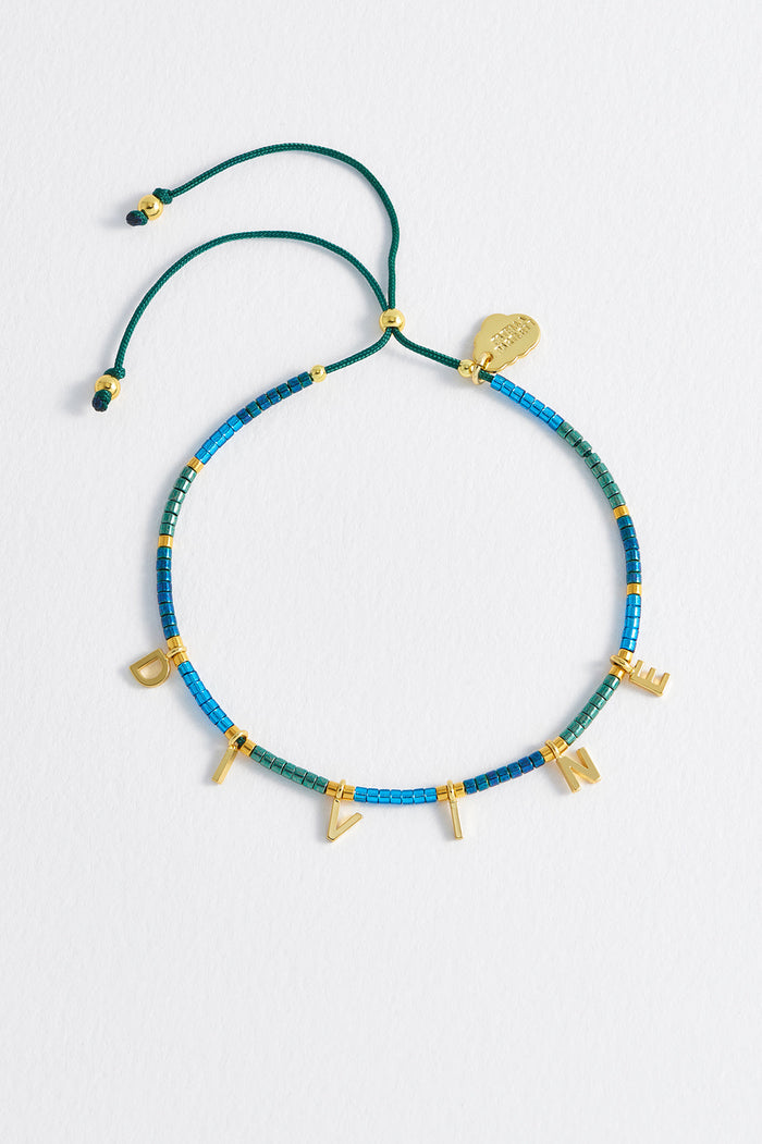 Estella Bartlett Divine Friendship Bracelet Gold Plated | Multi Packaging Message: Goddess Energy