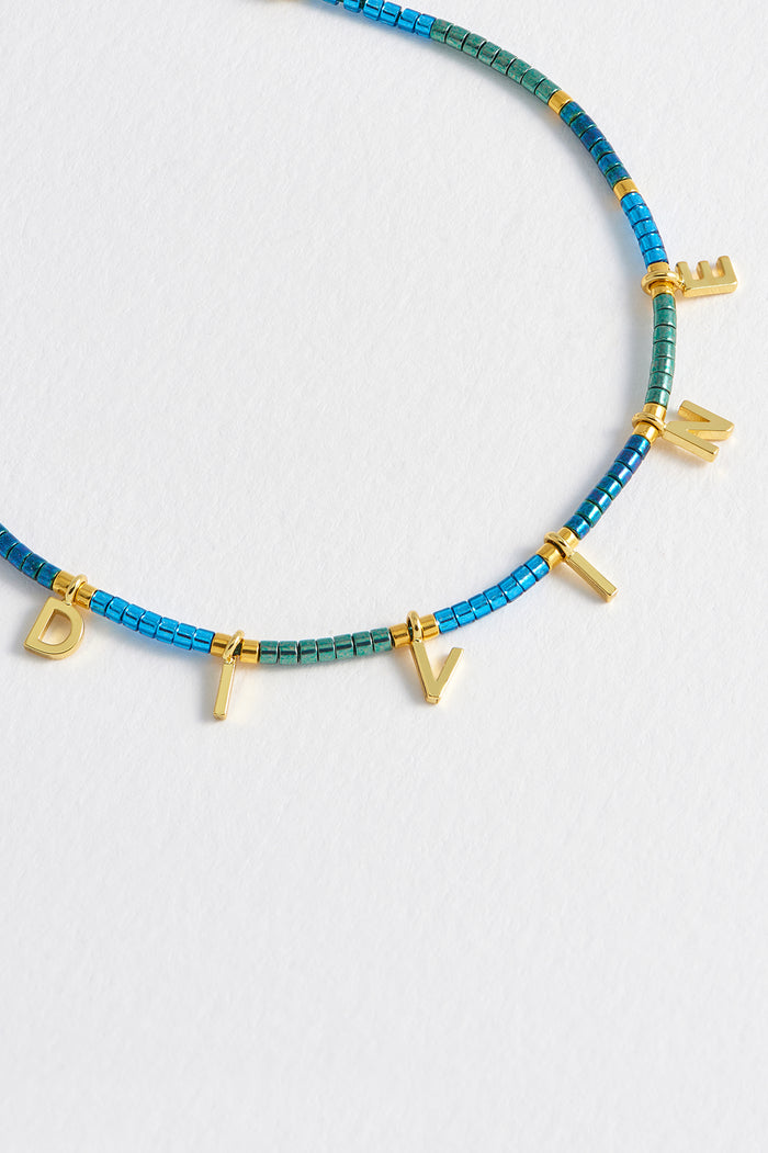 Estella Bartlett Divine Friendship Bracelet Gold Plated | Multi Packaging Message: Goddess Energy